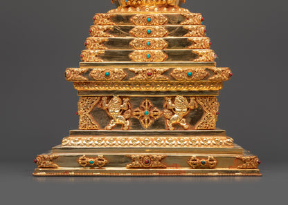 Authentic Himalayan Buddhist Stupa | Enlightenment Relic | Nepalalese Craft