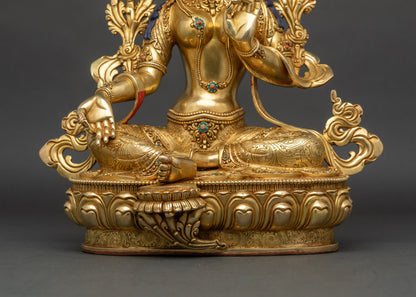 Green Tara Statue