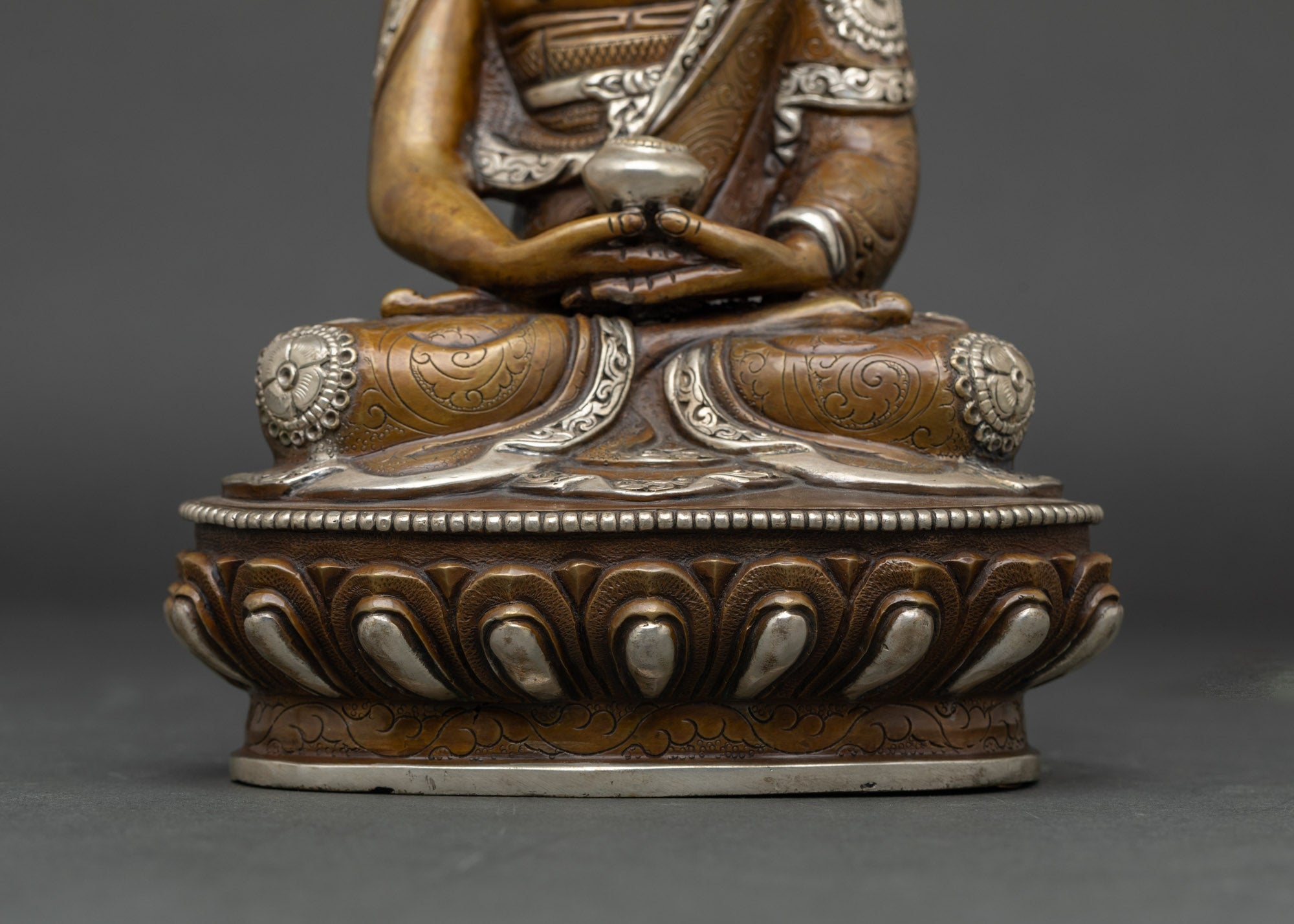 Traditional Amitabha Buddha Statue Handmade in Nepal | Sacred Buddha Statue