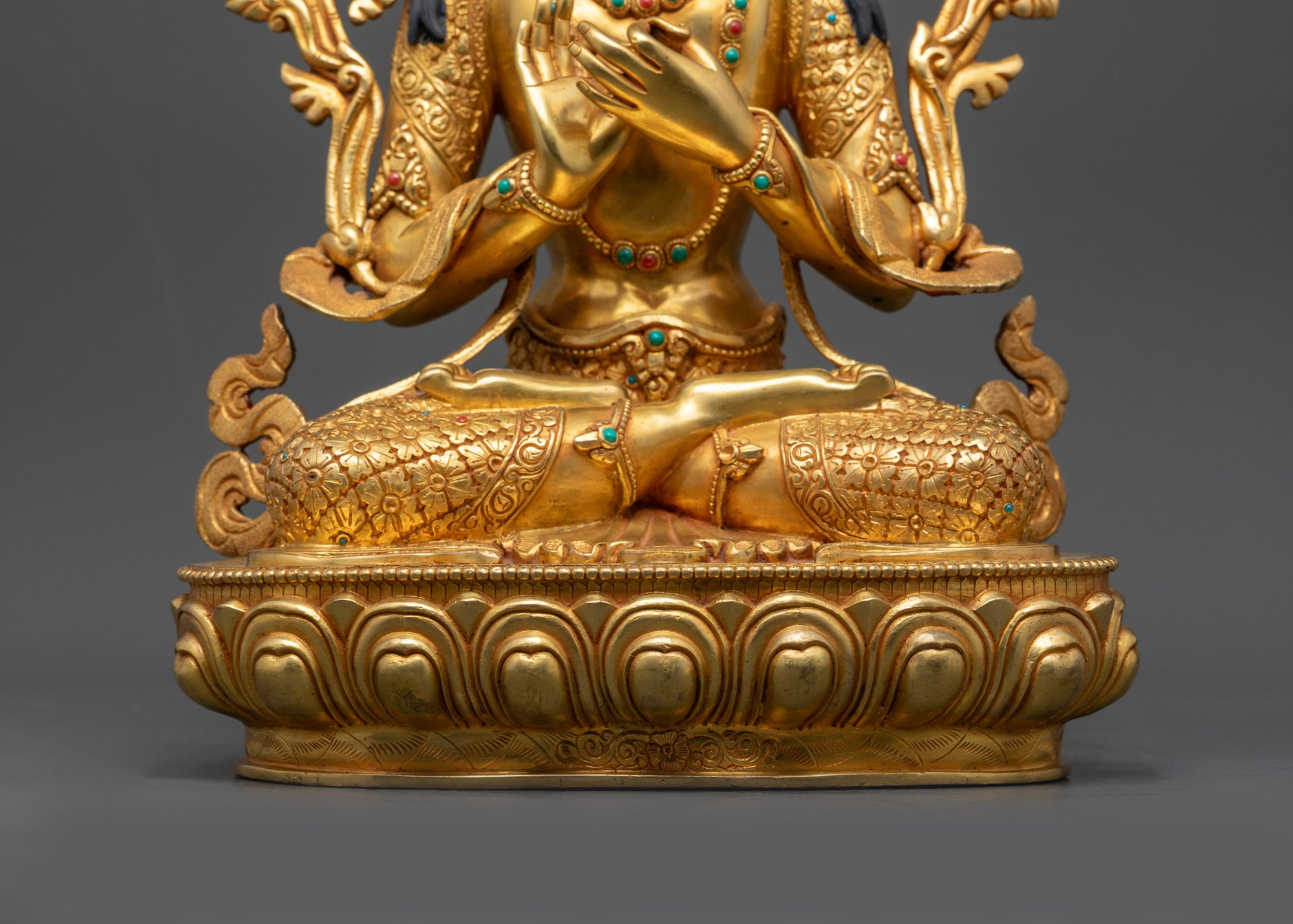 Invoke Enlightened Wisdom with Manjushri Statue | Meditation Decor