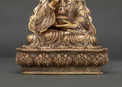 Tsokye Dorje Statue – Pure Copper Handmade Tibetan Sculpture
