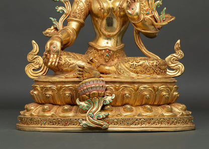 Green Tara Statue
