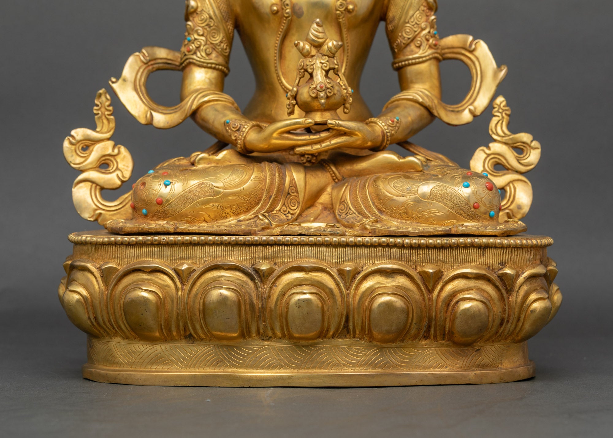 Amitayus Buddha Statue | Nepalese Long-Life Meditation Sculpture