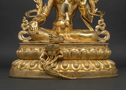 Green Tara Figurine | Best Quality Statue for Vajrayana Practitioners