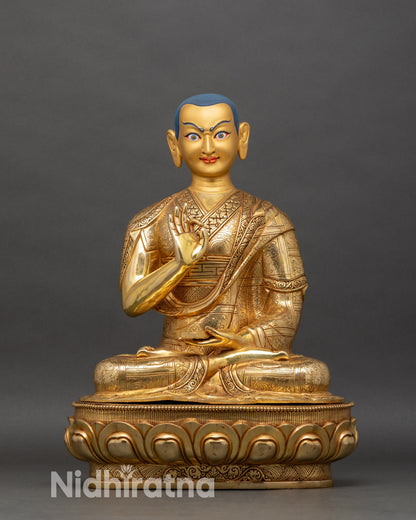 Buddhist Tsongkhapa Set | Handcrafted Trio Set of Buddhist Masters