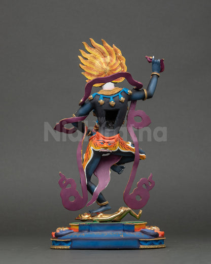 Dakini Simha Mukha Statue | Lion-Faced Wrathful Protector Deity