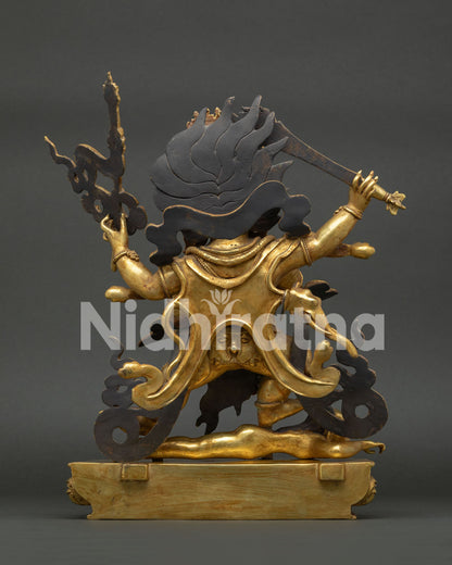 Four Arm Mahakala Statue