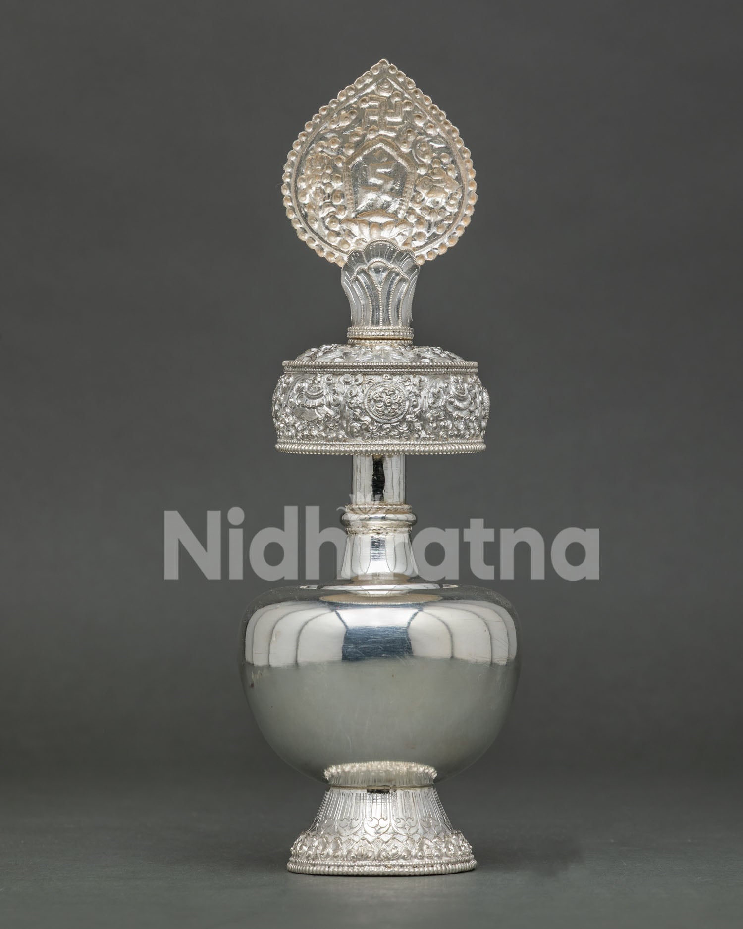 Silver Bhumba Set | Ceremonial Water Offering Vessel