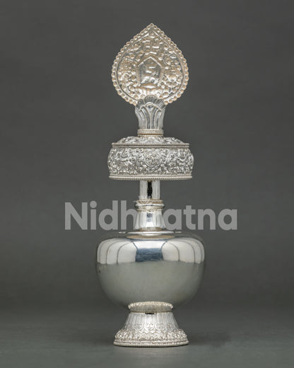Silver Bhumba Set | Ceremonial Water Offering Vessel