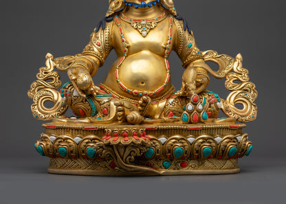 Dzambhala Statue for Blessings | Enhance Prosperity and Spiritual Luck