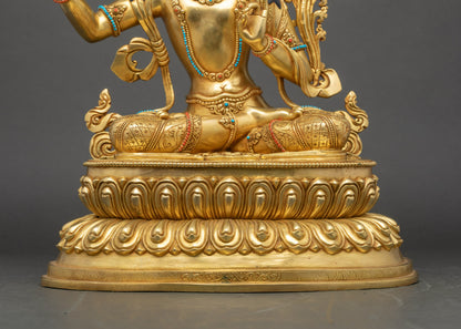 Manjushri Sculpture | Buddhist Symbol of Transcendent Wisdom
