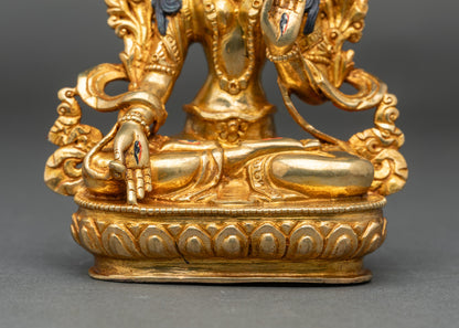 White Tara Statue – Himalayan Deity for Longevity and Blessings