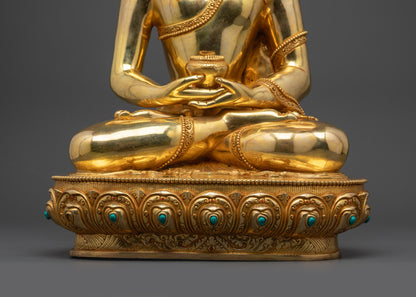 Exquisitely Crafted Amida Nyorai Sculpture | Enlightening Buddha Statue