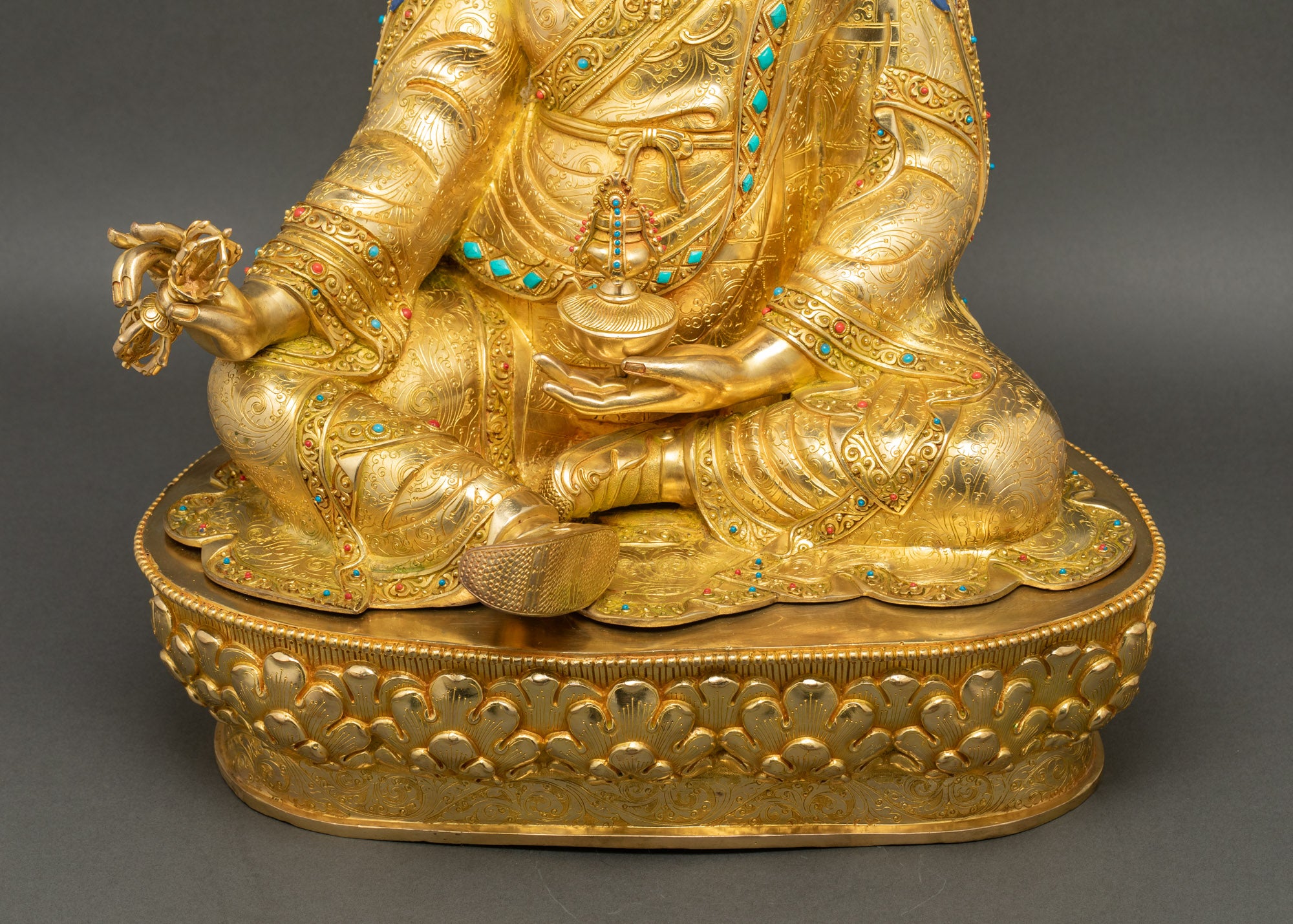 Premium Guru Padmasambhava Sculpture | The Second Buddha Icon