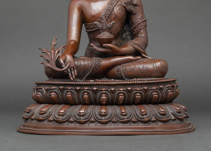 Medicine Buddha Sculpture | Nepalese Artisan Craftwork