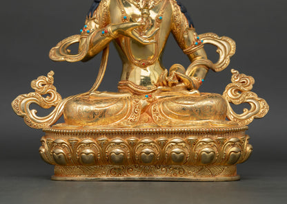Traditional Vajrasattva Statue | Handmade Tibetan Sculpture