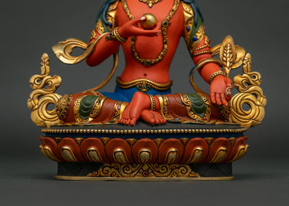 Kshitigarbha Statue | Hand-Painted Buddhist Altar Decor