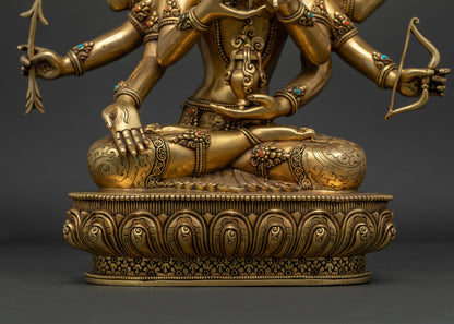 Namgyalma Statue | 24K Gold-Fire Gilded Copper Art
