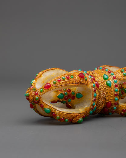 Handcrafted Dorje from Nepal | Traditional Himalayan Spiritual Artifact