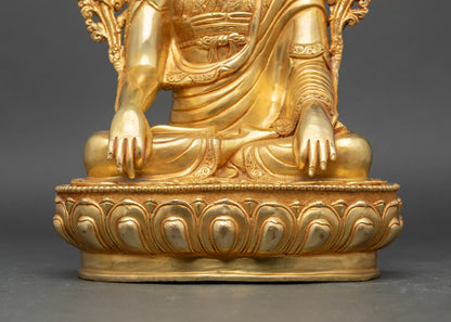 Longchenpa Statue | Lost-Wax Casted Buddhist Master Figurine
