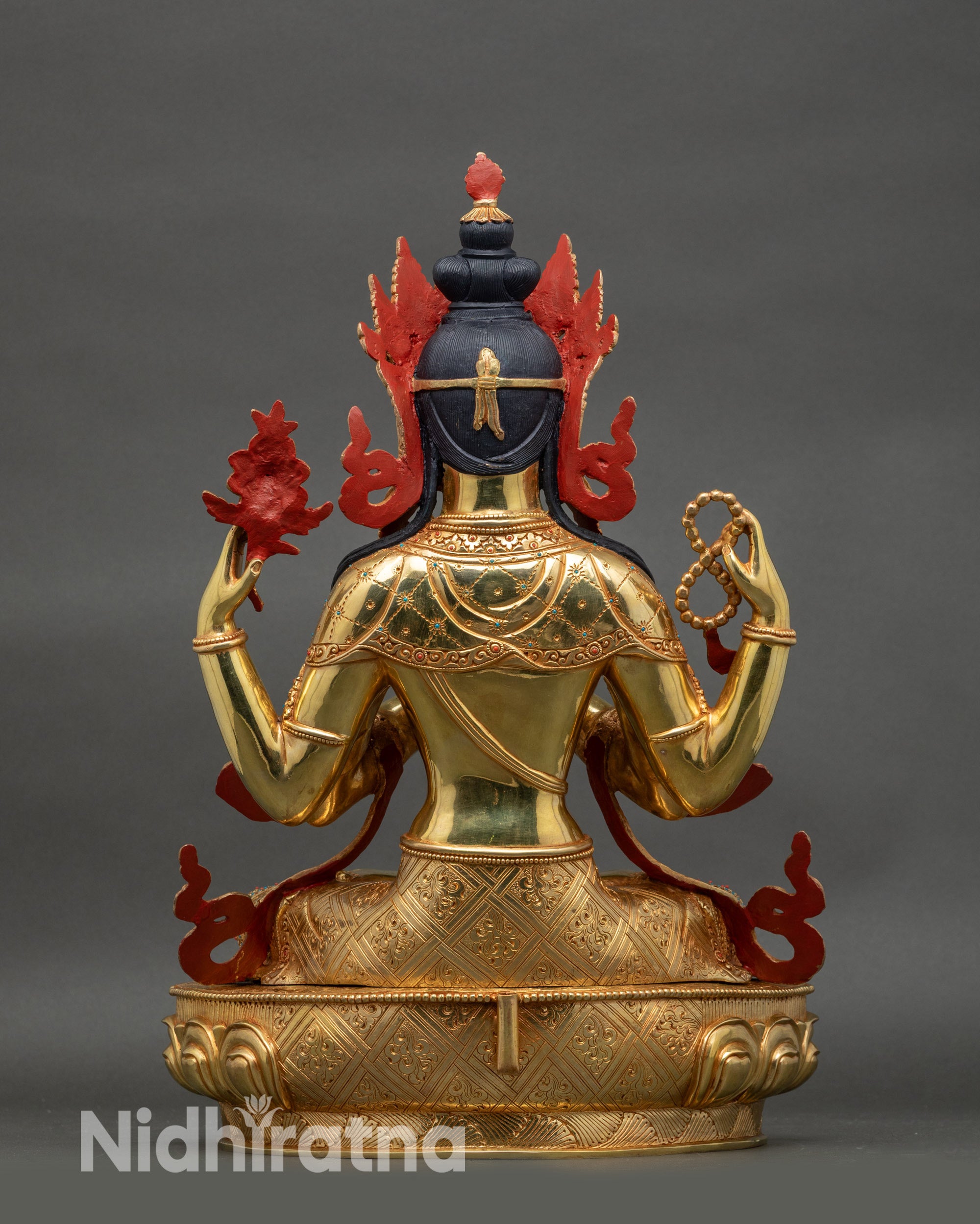 Avalokiteshvara (Chenrezig) Statue for Meditation & Spiritual Practice