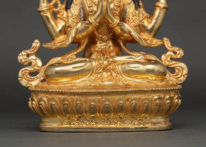 Chenrezig (Avalokiteshvara) Statue - Himalayan Spiritual Art