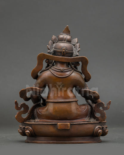 Dzambhala Statue | Handcrafted Nepalese Deity of Wealth & Prosperity