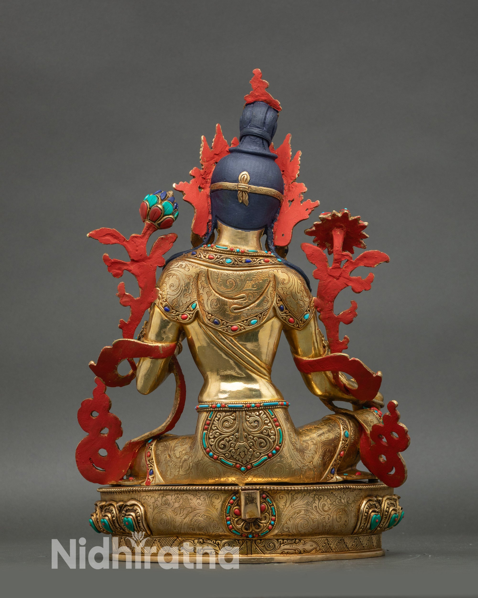 Premium Green Tara Statue | Vajrayana Buddhist Goddess for Blessings