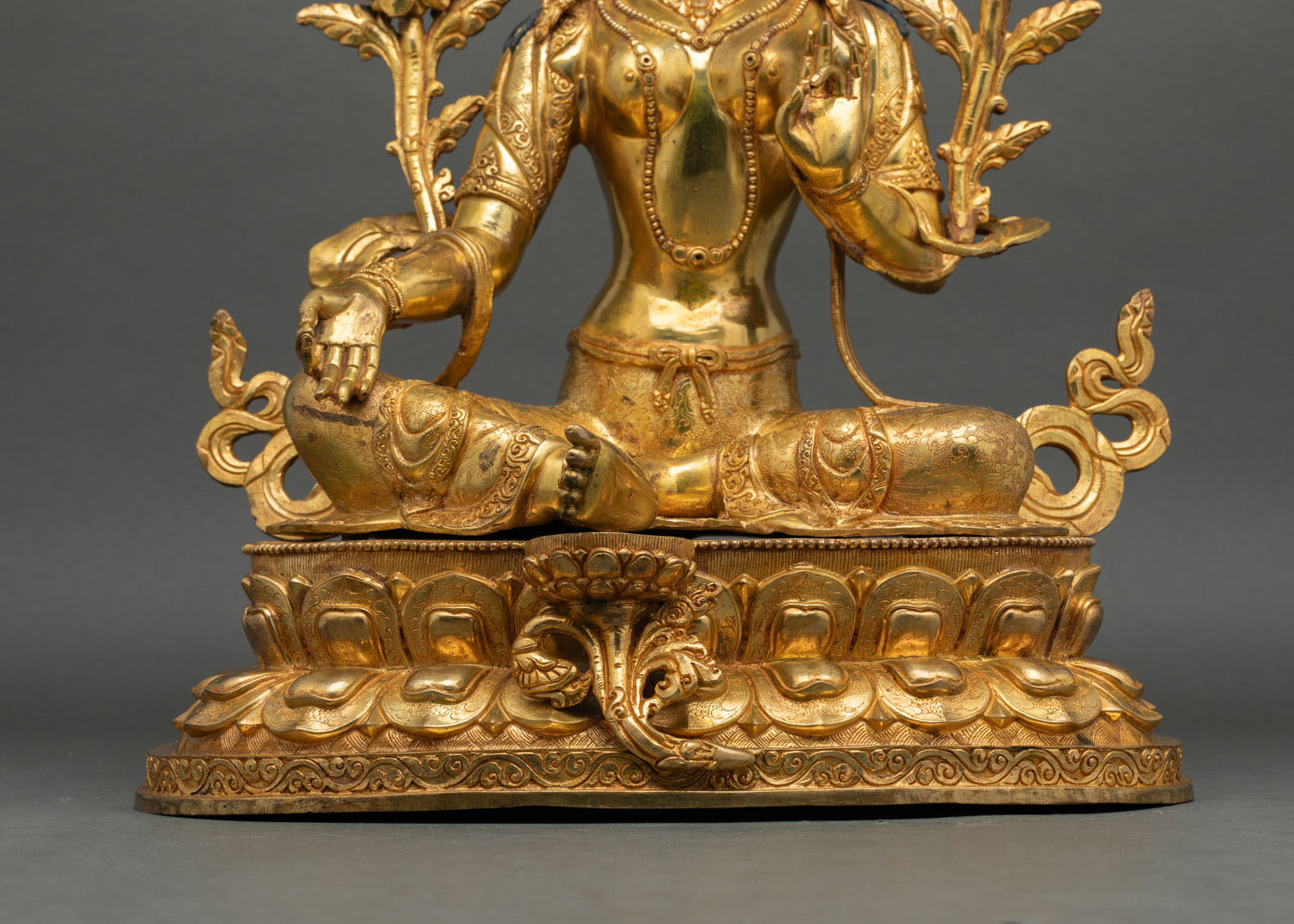 Green Tara Statue | Authentic Buddhist Artwork from Nepal