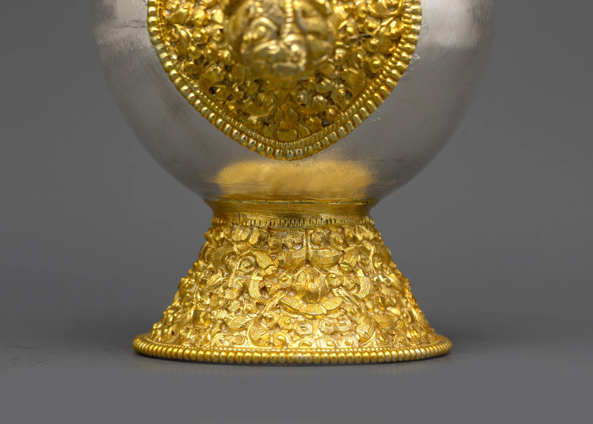 Traditional Tibetan Bhumba | Handcrafted Himalayan Offering Vessel