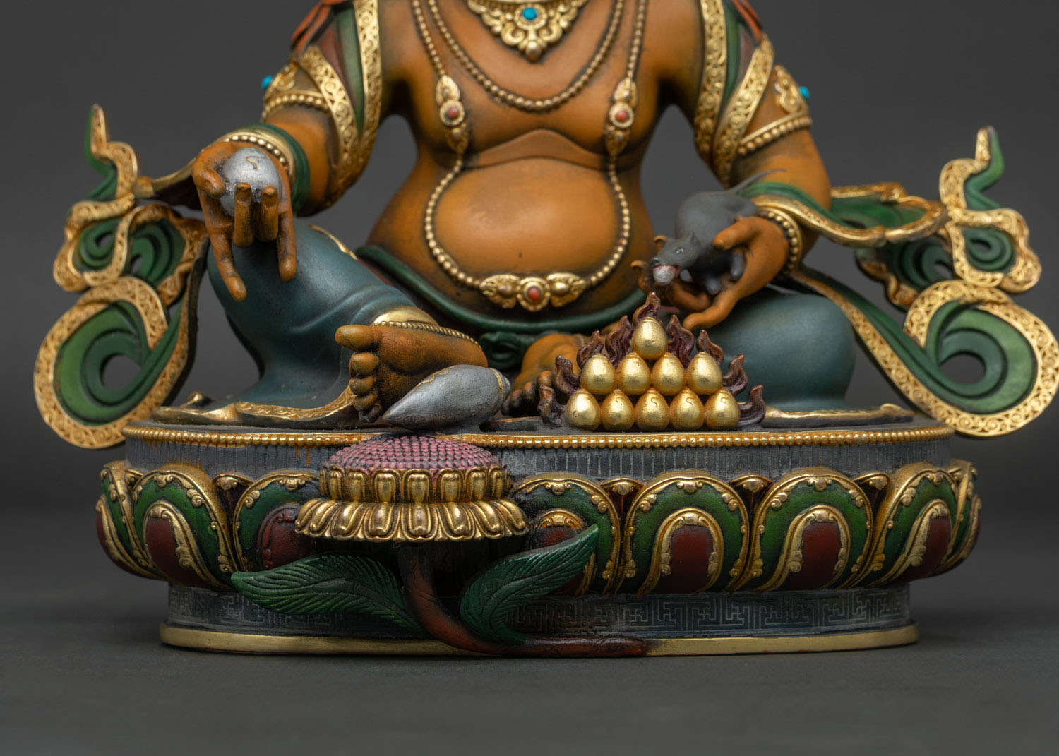 Dzambhala Statue | Sacred Bestower of Abundance from Nepal