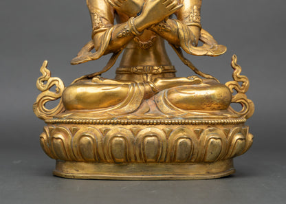 Vajradhara Meditation Statue | Sacred Himalayan Artwork