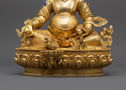 Prosperity God Dzambhala Statue | Handcrafted Himalayan Sculpture