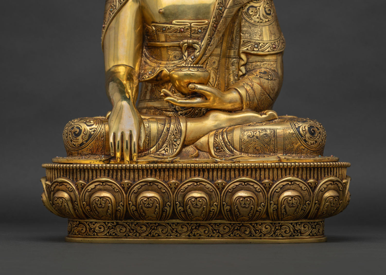 Shakyamuni Buddha Statue | Handcarved Copper Sculpture from Nepal