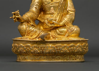 Guru Rinpoche Statue | Buddhist Spiritual Master Artwork
