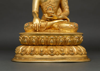 Buddha Shakyamuni Statue | Hand-Carved Buddhist Artwork