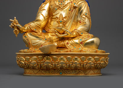 Premium Guru Padmasambhava Statue | Himalayan Buddhist Deity Sculpture