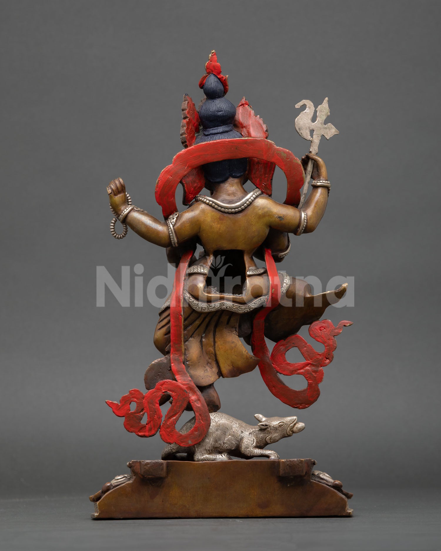 Ganesh Statue | Oxidized Copper Sculpture from Nepal