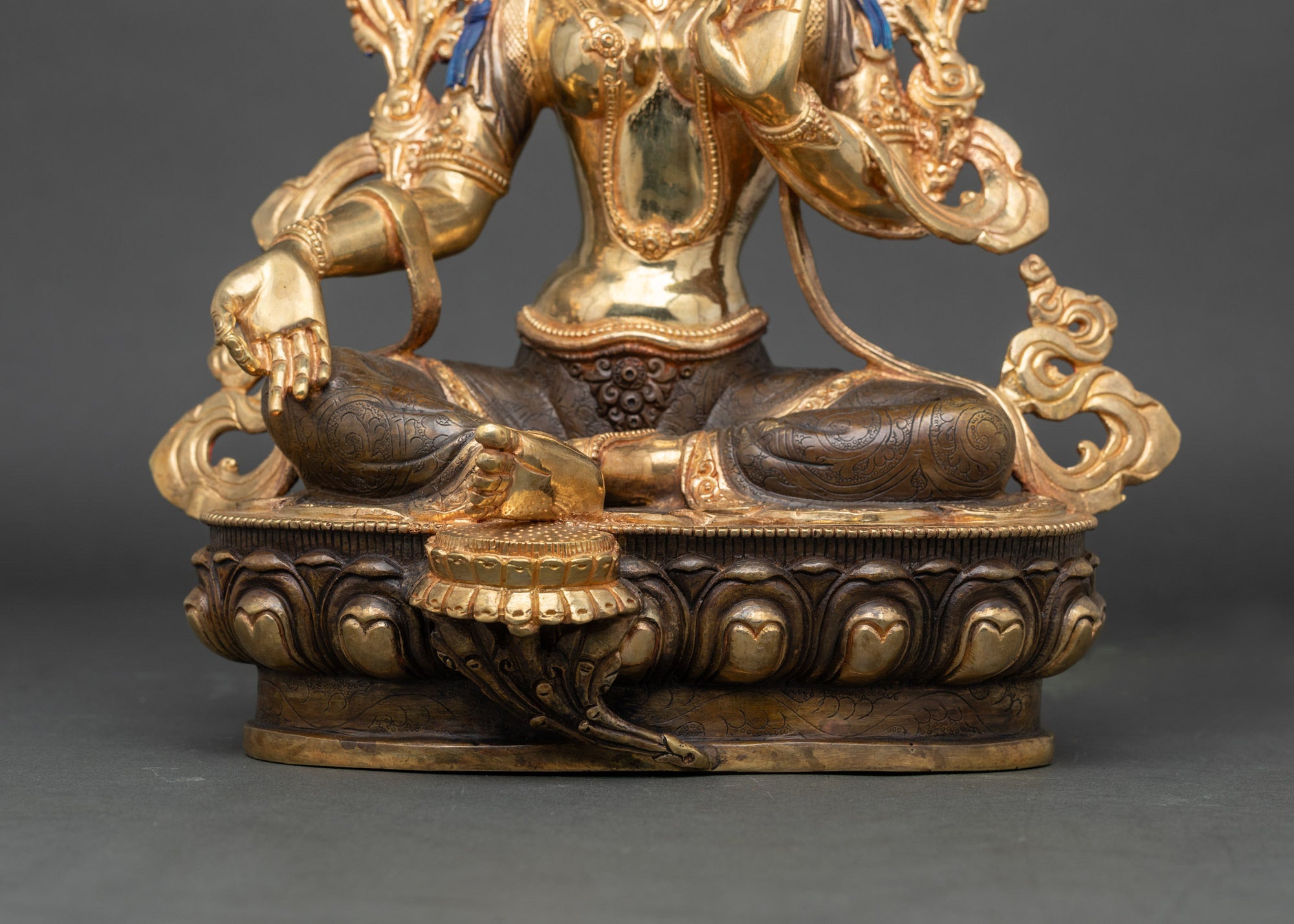 Green Tara Compassion Statue | Nepalese Altar Meditation Sculpture