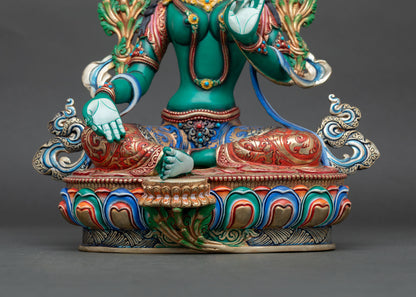 Green Tara Statue