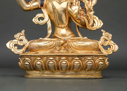 Prince Manjushri Statue | Wisdom Bodhisattva Sculpture