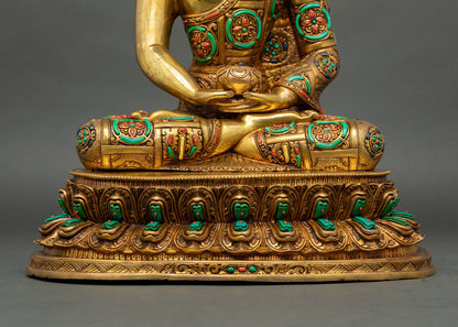 Amitabha Buddha Statue for Meditation Room | Nepalese Art Piece