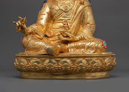 Divine Padmasambhava Statue | Handcrafted Tribute to Lotus-Born Guru