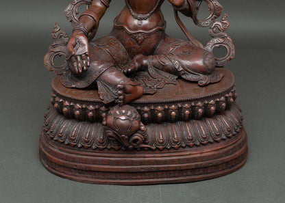 Elegant Green Tara Statue – Handcrafted Tibetan Home Decor