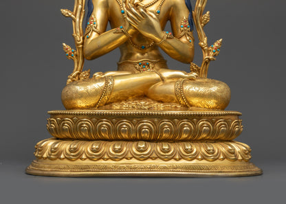 Authentic Bodhisattva Manjushri Statue | Nepalese Lost-Wax Casted Idol