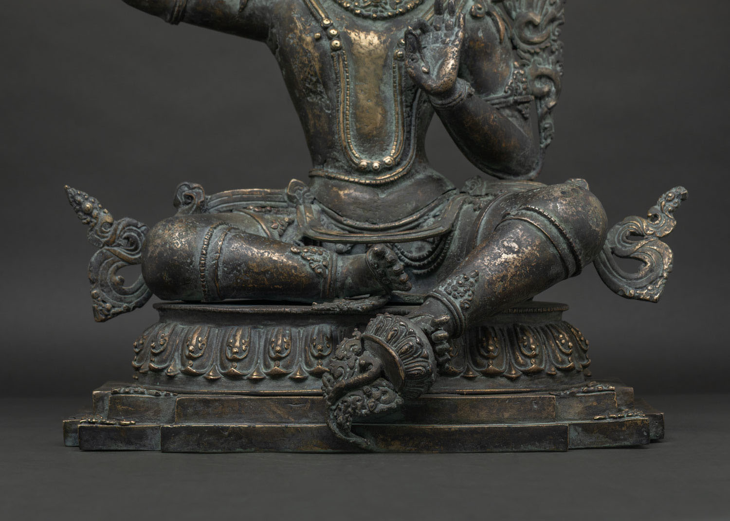 Solid Bronze Manjushree Figurine | Lord of Enlightened Wisdom