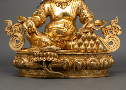 Tibetan Dzambhala Statue | God of Wealth for Prosperity