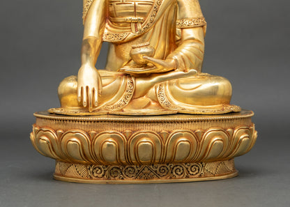 Shakyamuni Buddha Statue – Buddhist Artwork from Nepal