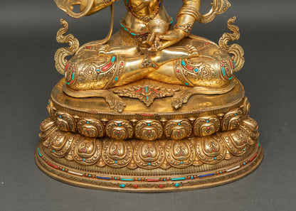 Vajrasattva Statue | Nepalese Deity for Karma Purification