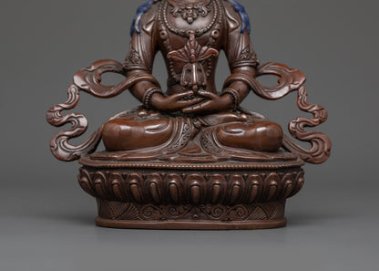 Handmade Amitayus Buddha Statue – Long Life Buddha Meditation Figure